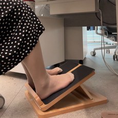 힐스텝 스트레칭보드 종아리 우드 레그릴렉서 발목경사대 아킬레스건 운동기구, Wood Color