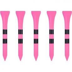 원목골프티 3 1 4 2 8 가능 100 카운트 대나무티 골프 자연색 화이트 블랙 파란색 빨간색 녹색 노란색 분홍색 주황색, 2 1/8 Inch_Pink
