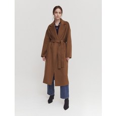 아떼바네사브루노 [바네사브루노] 카멜 스트랩 캐시미어100% 롱코트 WVCO2D741CM 370156