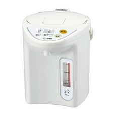 타이거 보온병 증기배출없음 전기보온병 분유보온병 VE전기포트 2.2L PDR-G221-W, 단일 옵션