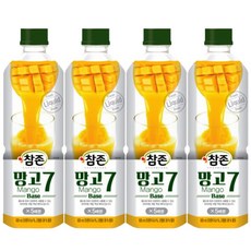 참존식품 망고7 원액 주스, 4개, 835ml