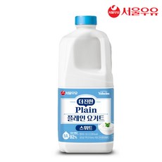 서울우유 더진한 플레인 요거트 스위트/그릭요거트 만들기, 1.8L, 1개