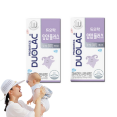 듀오락 얌얌 플러스 키즈 아기 프로바이오틱스 유산균 어린이 락토바실러스플란타럼 비피도박테리움 비피덤 비피더스균 신바이오틱스 장까지가는 약국 초등 학생 3살 5살 유산균, 2개, 80정