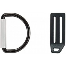 다지마(Tajima)안전대 D고리(블랙)벨트 폭 50mm용 TA-D1BK[낙하 방지전기 공사 고소에서의 안전 작업]&am
