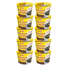 오뚜기 컵밥 진한쇠고기 미역국밥, 284g, 10개