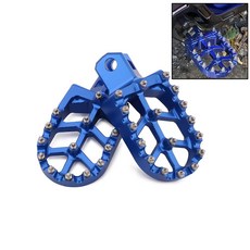 풋페그 풋 레스트 페달 CNC 알루미늄 RM125 86-06 RM250 89-06 RM250Z 01-06 RMX250 89-96 DR-Z 400 400E 400SDR-Z용 400S, 풋페그 풋 레스트 페달 CNC 알루미늄 RM125 86, 1개