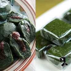 명성수리취떡 정선에서 당일날 만들어 보내는 명성수리취떡(인절미+팥앙금), 3kg, 1set