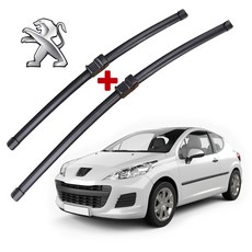 푸조 순정형 와이퍼 207 307 208 e208 2008 e2008 308 3008 508 5008 RCZ 운전석+조수석 세트, 207(CC/GT/SW), 06년~13년(S580)