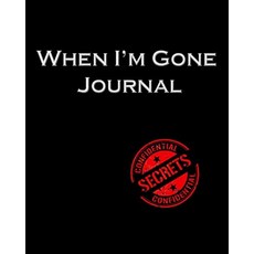 WHEN I M GONE JOURNAL : 40 페이지 End Of Life Planner Im Gone시 알아야 할 모든 것, 단일옵션