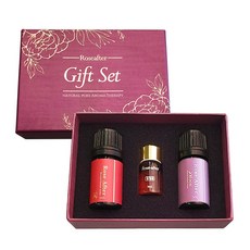 로즈애프터 기프트세트 Rose After Gift Set 불가리안로즈 여성용아로마 이너퍼퓸 여성향수 여성선물세트, 5ml+5ml+3ml, 1개