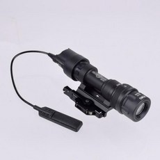 분리 마운트 라이플 스카우트 라이트 M952V 손전등 스트로브 LED 화이트 토치 20mm 피카티니 레일, 01 Black