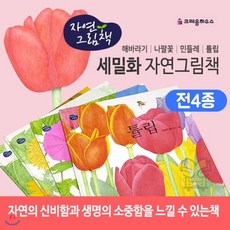 [전집] 해바라기 나팔꽃 민들레 튤립 세밀화 자연그림책 (전4권) 자연동화 자연관찰, 크레용하우스(전집)