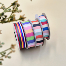 라인패키지 선물포장 전통 색동 리본 4color, 아름색동, 15mm