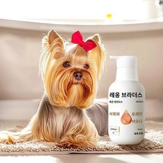 레옹 브라더스 강아지 퍼 트리트먼트 털 이 없는 테디비 골드 퍼 펫 컨디셔너, 트리트먼트x1, 1개