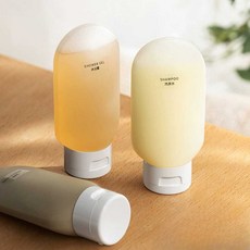 리필용기4종세트 샴푸 린스 바디워시 소분용기 여행용