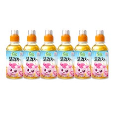 캐치티니핑 유기농 보리차, 200ml, 6개