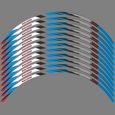 키웨이 호환 비에스테125 스트립 휠 스티커 13 인치 휠 데칼 방수 림 테이프