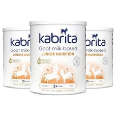Kabrita Junior 염소 밀크 파우더 아동용 3팩, 1) 14 Ounce Pack of 3, 3개