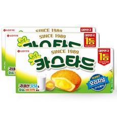 롯데 카스타드 오리지널, 138g, 3개