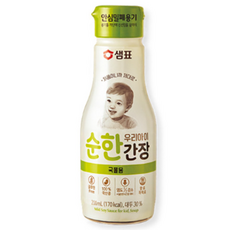 샘표 우리 아이 순한 간장 국물용 200ml, 50개