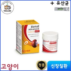 레날 어드밴스드 캣츠 40g / Renal advanced cats / 레날 어드벤스드 캣츠 / 신장질환 신부전치료 보조제 + 동물병원 전용 유산균, 1개 - 강아지신장영양제쿠팡