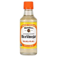 Marukan 시즌드 고메 쌀 식초 355ml(12fl oz), 355ml, 1개