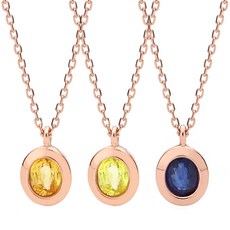 천연사파이어목걸이