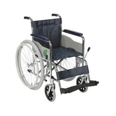 일반형 휠체어 접이식프레임 보관용이 링거꽂이 요양병원휠체어 경량휠체어 병원휠체어, 420