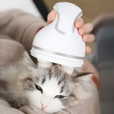 고양이 마사지기 반려동물 안마기 강아지 전동 꾹꾹이, 3 업그레이드 패키지 [정보 모니터 + 방수], 1개