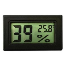 온도계 고정밀 디지털 습도계 가정용 다용도 습도계 가정용 온도, 1) Black, 1개