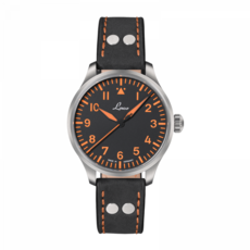 LACO 라코 - Neapel 39 Flieger Type-A Orange 오토매틱 파일럿 시계 #862129 Augsburg