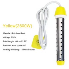 침습성 전기 온수기 온수기 난방 요소 야외 캠핑 2500/3000W 220V 욕조 수영장을 사용할 수 있습니다, 01 2500w_07 스페인