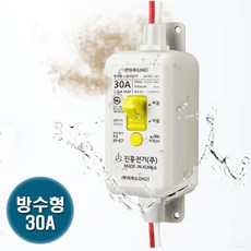 진흥 방수형 누전 차단기 30A IP67, 1개