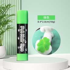 강아지 머리 염색 크림 반려동물 전용 화이트 테디 비숑 일회용 염색 펜 포메라니안 고양이 블러셔 염료, 그린 8.9x2.0cm (10g), 1개