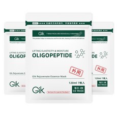 GIK 리쥬버네이트 에센스 마스크, 3개, 7매입