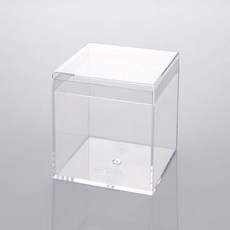 D-901 사출 사각 쿠키용기 다용도 플라스틱통, 25개, 투명