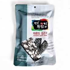 장흥무산김 아몬드 김스낵 (15g ), 15g, 3개