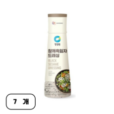 청정원 참깨 흑임자 드레싱, 300g, 7개