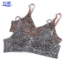 바풀 바풀 SP MC 185052 호피 인견 노와이어브라 인견안감 노와이어