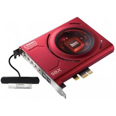 Sound Blaster Z PCIe 게이밍 사운드 카드 고성능 헤드폰 앰프 및 빔 형성 마이크 포함, 단일상품