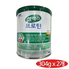 셀렉스 셀렉스 코어프로틴 프로 고소한맛, 304g, 2개