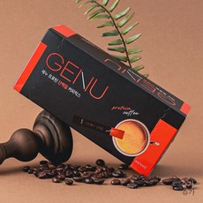 제누 식물성 단백질 커피믹스 9.8g x 20개입 / 제로슈가 설탕대신 스테비아 저당 당뇨 프로틴 건강한커피 GENU151850, 제누 단백질 커피믹스 20개입 1박스