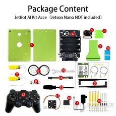 (관부가세별도) JetBot AI Kit AI Robot Based On NVIDIA Jetson Nano Facial Re-627244647633, Kit 1 / one size