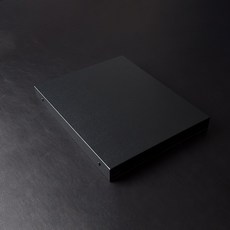 Angel 블랙 가죽st 포트폴리오 바인더 A4, 1개, 0장