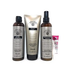 Maxima Nook Magic Argan Oil Shampoo Magic Pak (Mask) Magic Absolute One Leave-in Spray 8.45 Oz -F, One Color_One Size, One Color_One Size, 상세 설명 참조0