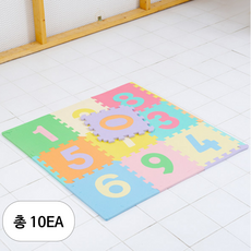 비앤씨 EVA 유아 퍼즐매트 30*30*1.2cm, 10개, 숫자