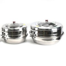 찜기세트 소소 23.5cm 분식점 마트용 업소용 만두찜기 혼수용품 채반 양배추삶는법 찜솥