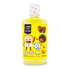 SM마켓 애경 2080키즈 가글 바나나맛 저불소 충치예방효과 무알코올 무연마제 무색소 어린이용 가글, 2080키즈 바나나맛250ml x 1개