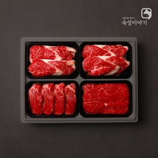 스테이크3호 국내산 소고기 선물세트 2.4kg 등심 꽃등심 안심 채끝 스테이크용 구이용 명절 설날 추석 부모님 생일 고기 선물