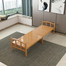 [무료배송]대나무 평상 접이식 야외 베란다 옥상 테이블 이동식 대청마루 대나무침대 대나무, 폭 60×197cm 길이[두툼한 보강]